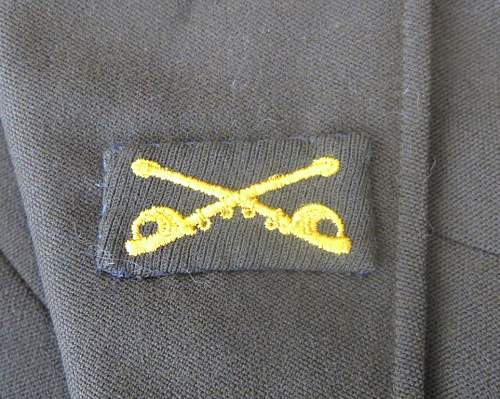 US WW2 4th Armoured Division Captain's 4 pocket jacket
