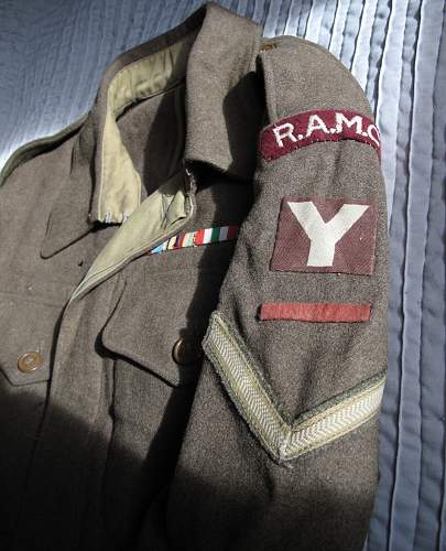 5th Division RAMC Lance Corporal's Battle Dress Blouse