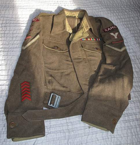 5th Division RAMC Lance Corporal's Battle Dress Blouse