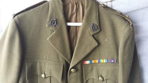 Canadian Medical Officer's tunic and cap