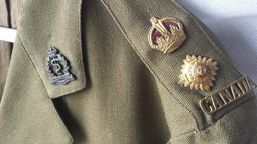 Canadian Medical Officer's tunic and cap