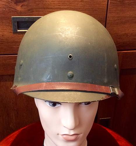 M1 helmet with Hood Rubber liner