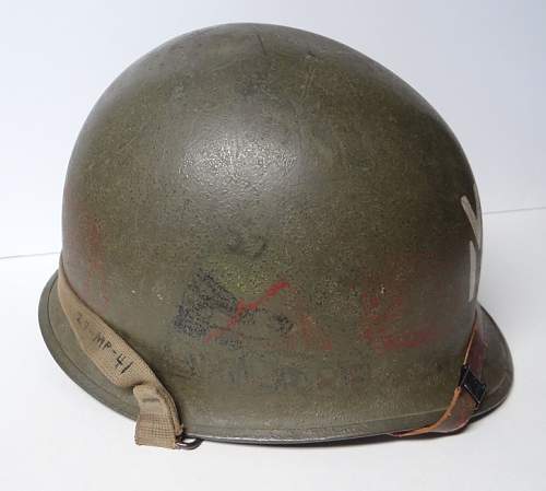 Helmets of Sr, Master Sergeant Earl C. Heusinger, US Army, WWII