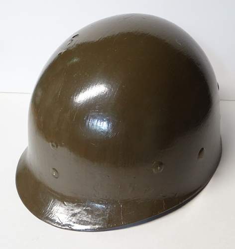 Helmets of Sr, Master Sergeant Earl C. Heusinger, US Army, WWII