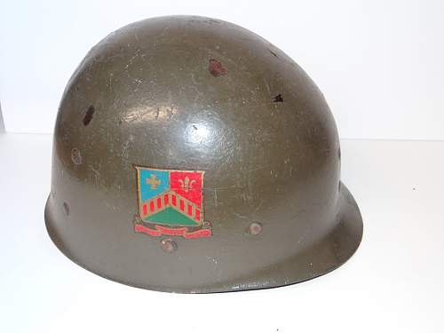 Helmets of Sr, Master Sergeant Earl C. Heusinger, US Army, WWII