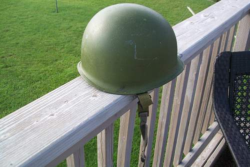 guys, Is this a late model Canadian M1 helmet , your opinions pleas