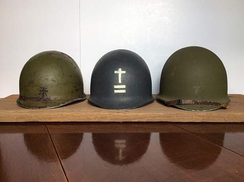 US m1 Chaplain helmets