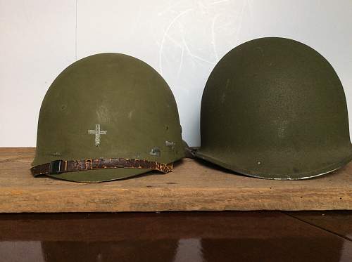 US m1 Chaplain helmets