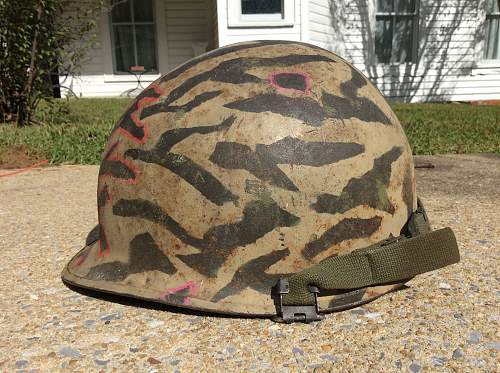 Vietnam era camo m1 helmet?