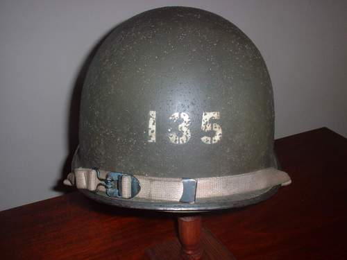 Ww2 us paratrooper helmet d bale (help)