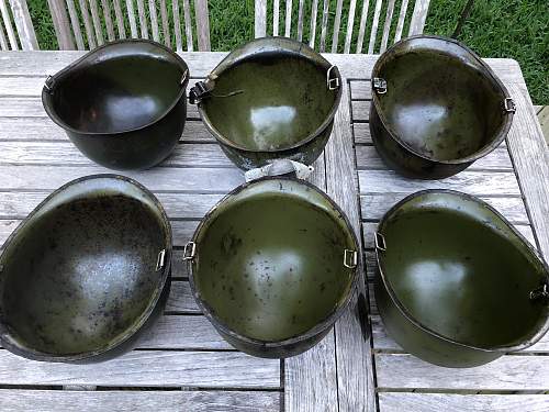 Lot of Post-War M1 Helmets