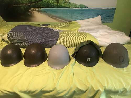 M1 helmets from the Fleemarket