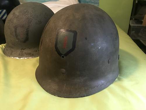 M1 helmets from the Fleemarket