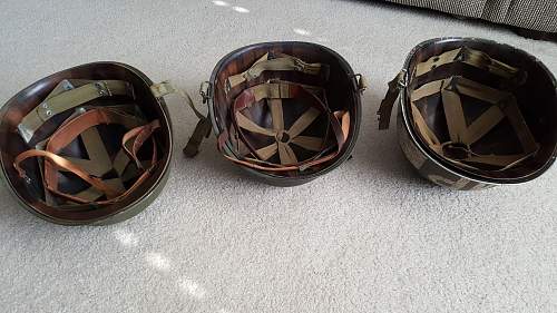 WW2 M-1 Combat helmet for 796th MILITARY POLICE BATTALION super rare unit marked.