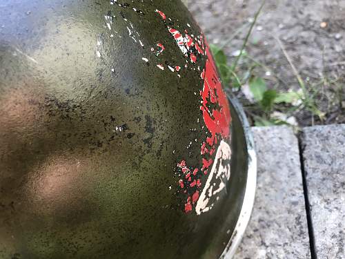 M1 helmet frontseam WW2 with early vietnam liner