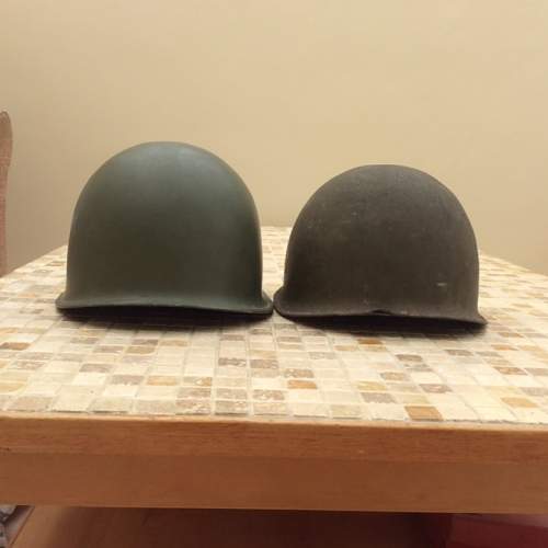 Us m1 steel helmets