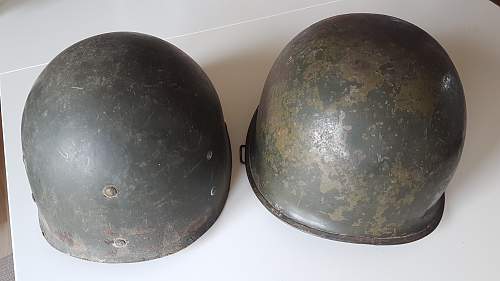 M1 steel helmet  chronological order