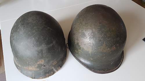 M1 steel helmet  chronological order