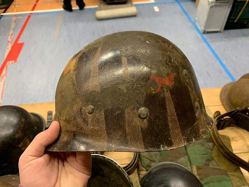 Us ww2 helmet id