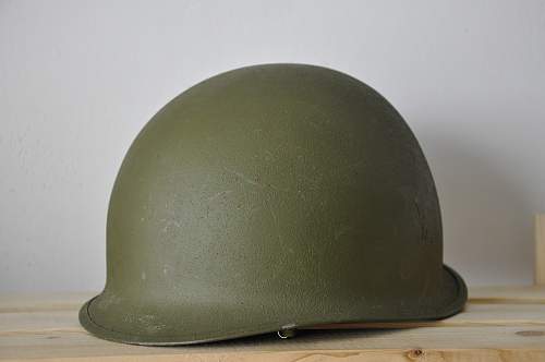 A few M1 helmets