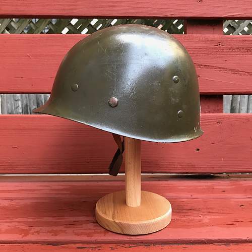 An original - a ww2 m1 helmet