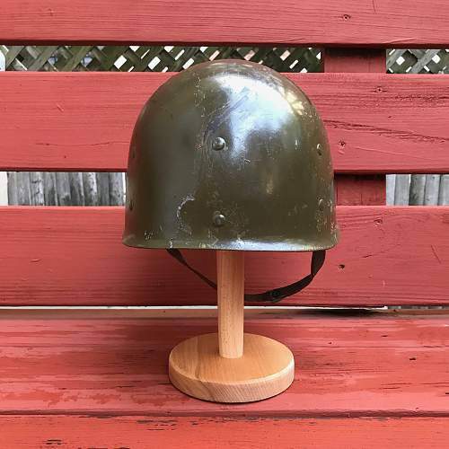 An original - a ww2 m1 helmet