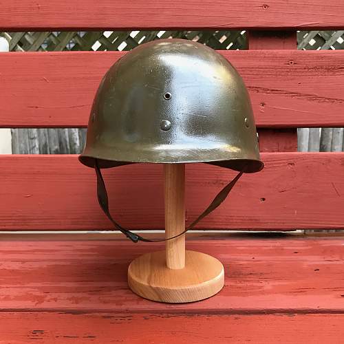 An original - a ww2 m1 helmet