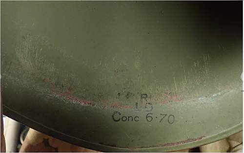 Vietnam helmet and cover verification