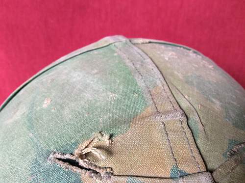 Early Vietnam Chaplain M1 helmet