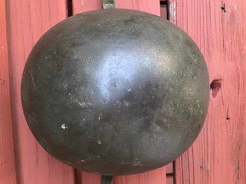 M1 helmet w westinghouse liner - markings unknown