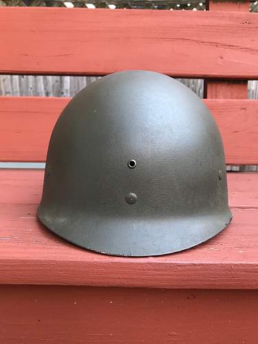 M1 helmet w westinghouse liner - markings unknown