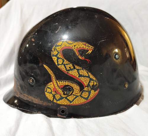 US M-1 Helmet Rear Seam, Liner with Decal