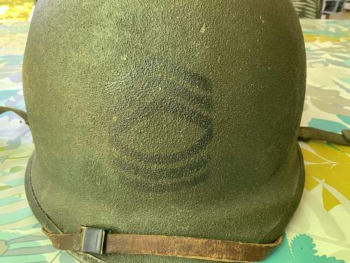 M1 Sergeant First class WW2 helmet
