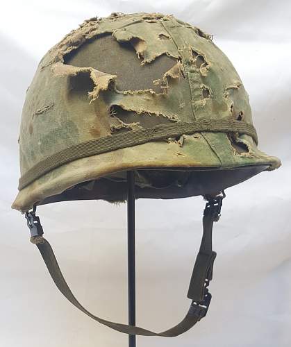 Vietnam Era M1 Helmet - Ingersoll