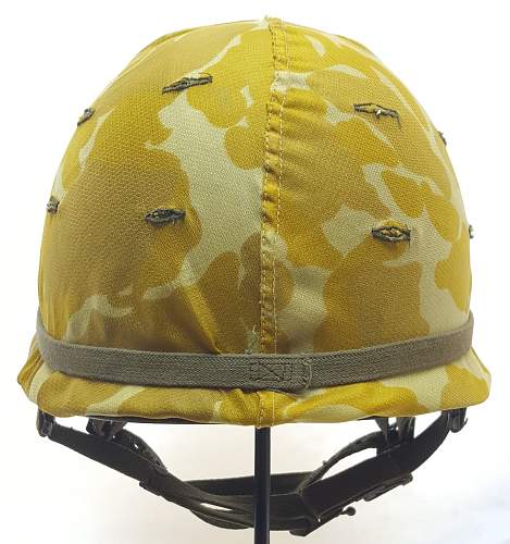 US M1 C with camouflage pattern parachute silk cover