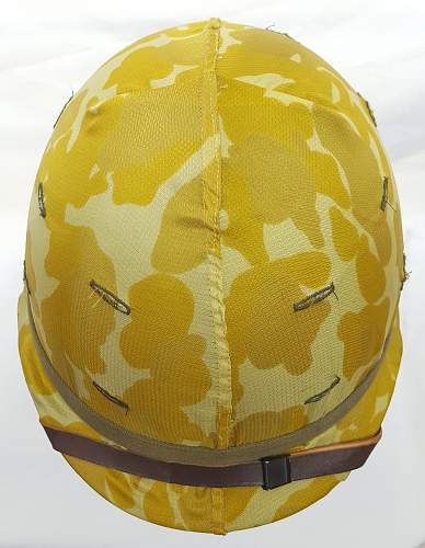 US M1 C with camouflage pattern parachute silk cover