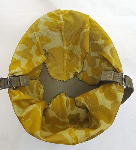 US M1 C with camouflage pattern parachute silk cover