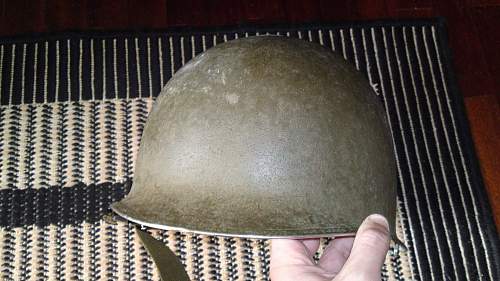 Flea market find--US  M1 Helmet