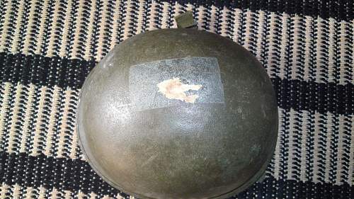 Flea market find--US  M1 Helmet