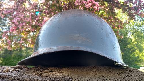 WW2 Parish Reading M1 helmet