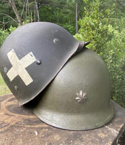 Korean Era Major m1 helmet/liner