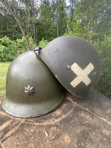 Korean Era Major m1 helmet/liner