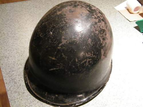Black painted M1 helmet, anything special about this helmet?