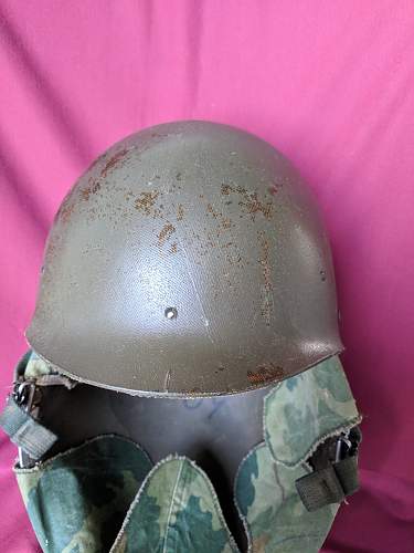 Is this Vietnam m1 airborne helmet genuine?