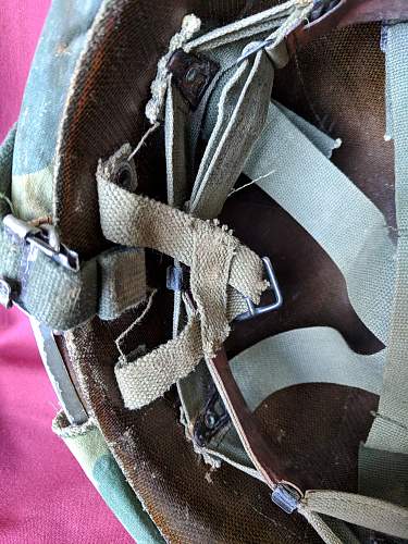 Is this Vietnam m1 airborne helmet genuine?