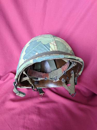 Is this Vietnam m1 airborne helmet genuine?