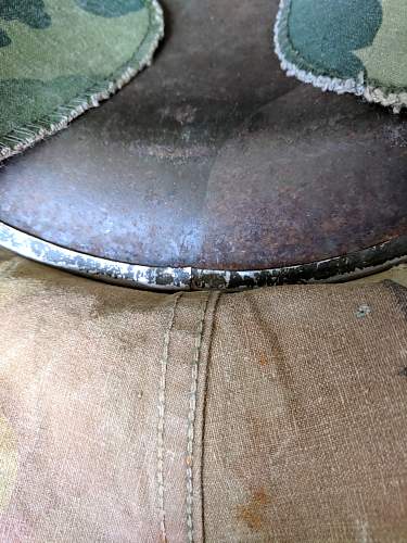 Is this Vietnam m1 airborne helmet genuine?