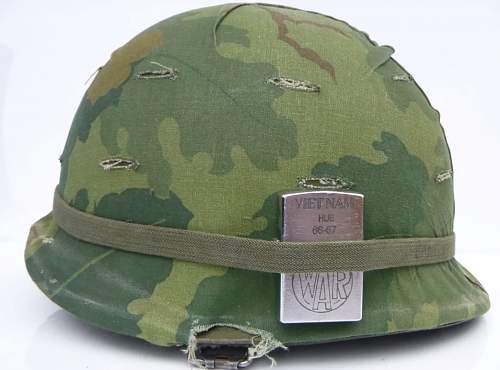 M1 Vietnam helmet. Authentic?