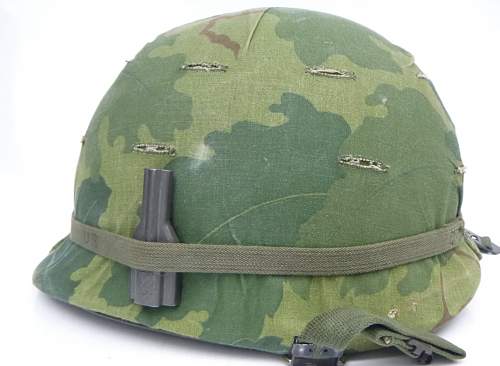 M1 Vietnam helmet. Authentic?