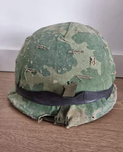 Finally got my Vietnam m1 helmet. Any thoughts are welcome!